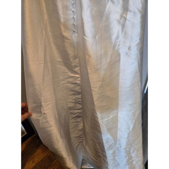 Revolve Elliatt Protea Gown 2XL Ivory Off-Shoulder Hi-Low Formal White Party - Picture 15 of 16